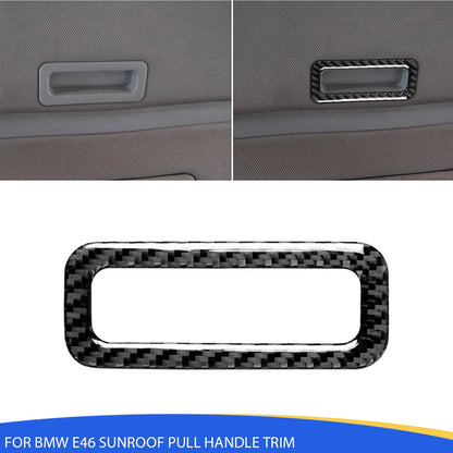 Mavlaro Echtcarbon Schiebedach-Griffblende für BMW 3er E46 1998-2006