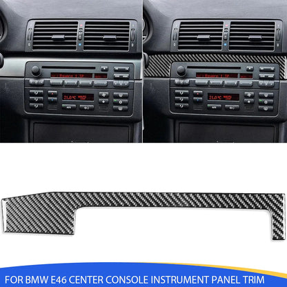 Mavlaro Echtcarbon Mittelkonsole Instrumentenleisten-Blende für BMW 3er E46 1998-2005
