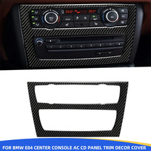 Mavlaro Echtcarbon Mittelkonsole AC/CD Panel Blende für BMW X1 E84 2011-2015