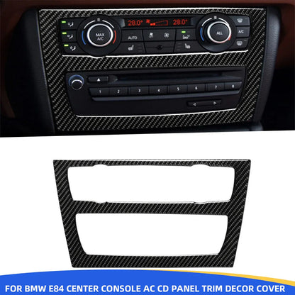 Mavlaro Echtcarbon Mittelkonsole AC/CD Panel Blende für BMW X1 E84 2011-2015