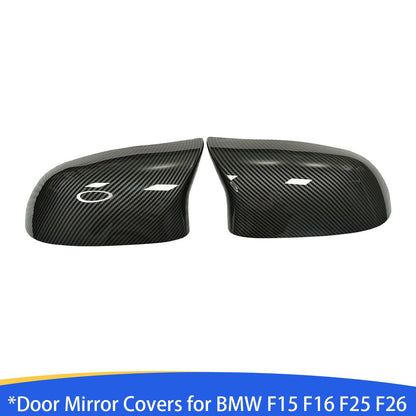 Mavlaro Spiegelkappen Ersatzpaar für BMW X3 F25 X4 F26 X5 F15 X6 F16 2014-2018