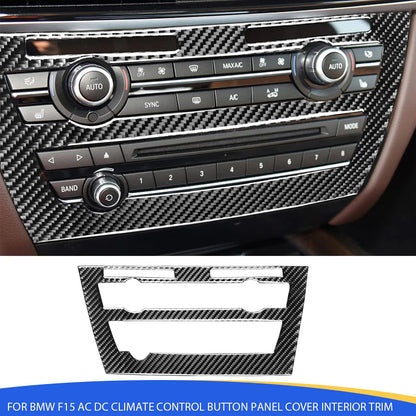 Mavlaro Echtcarbon Klima- & CD-Bedienteil Blende für BMW X5 F15/F85 & X6 F16/F86