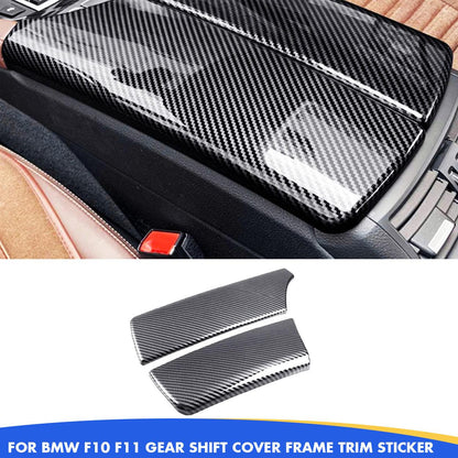 Mavlaro Mittelarmlehnen-Abdeckung in Carbon-Optik für BMW 5er F10/F11