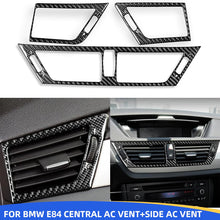 Mavlaro Echtcarbon Dashboard Seiten- & Mittel-Luftauslass Blenden für BMW X1 E84 2013-2015