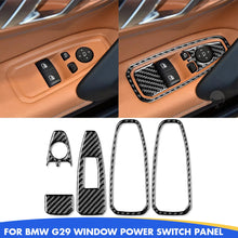 Mavlaro Echtcarbon Fensterheberschalter-Blenden 4-teilig für BMW Z4 G29 2019-2022
