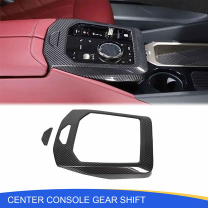 Mavlaro Echtcarbon Schaltpanel-Blende für BMW 5er G60/i5 ab 2024