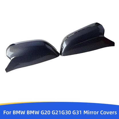 Mavlaro Spiegelkappen Ersatzpaar für BMW G20/G21 G22/G23/G26 G30/G31 G11/G12 G14/G15/G16 2016-2024