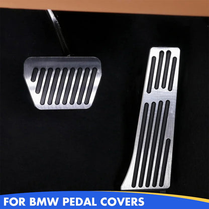 Mavlaro Pedalauflagen Set ohne Bohren für BMW F20 F30 G20 G30 G01 G05 G07
