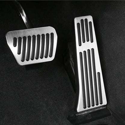 Mavlaro Pedalauflagen Set ohne Bohren für BMW E90 F10 F12 F01 F25 F26 E70 E71 E89