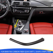 Mavlaro Echtcarbon L-Shape Schaltkulissen-Leisten 3M für BMW M3 F80 & M4 F82/F83 2014-2019