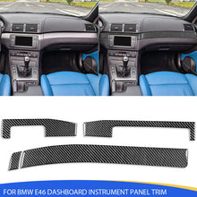 Mavlaro Echtcarbon Instrumententafel-Zierleiste für BMW 3er E46 1998-2005