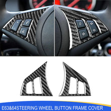 Mavlaro Echtcarbon Lenkradtasten-Rahmen für BMW 6er E63/E64 2004-2010