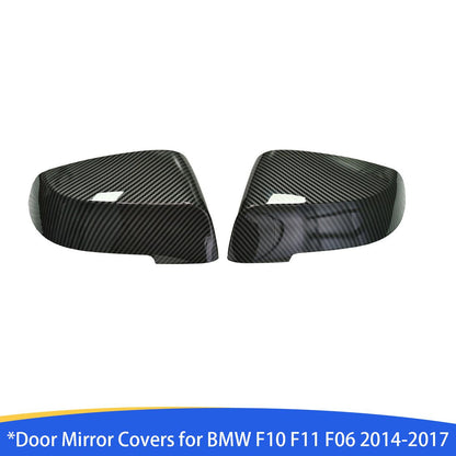 Mavlaro Spiegelkappen-Ersatzpaar für BMW 5er F10/F11 2013-2017, 6er F06/F12/F13 & 7er F02 LCI