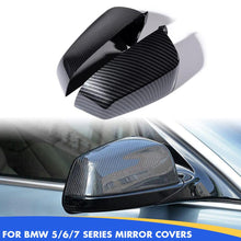 Mavlaro Spiegelkappen Halbabdeckung für BMW 5er E60/E61 LCI 6er F06/F12/F13 7er F01/F02