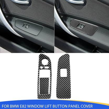 Mavlaro Echtcarbon Fensterheberschalter-Blenden für BMW 1er E81/E82/E87/E88 2008-2013
