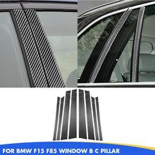 Mavlaro Echtcarbon B- & C-Säulen Fensterblenden 8-teilig für BMW X5 F15/F85 2014-2018