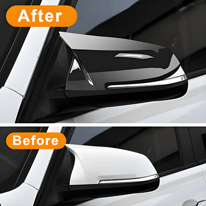 Mavlaro Spiegelkappen Ersatzpaar für BMW F20/F21 F22/F23 F30/F31 F32/F33/F36 F87 E84 2009-2021