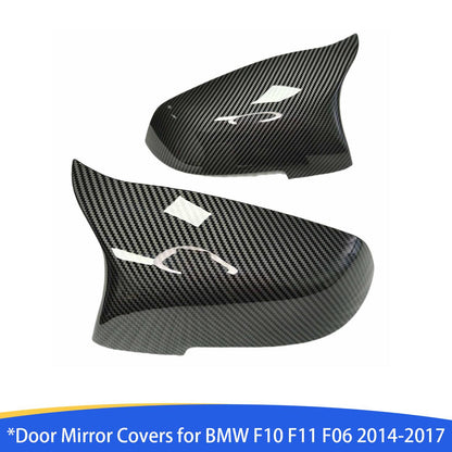 Mavlaro Spiegelkappen-Ersatzpaar für BMW 5er F10/F11/F07, 6er F06/F12/F13 & 7er F02 LCI