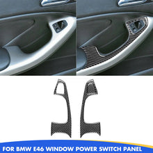 Mavlaro Echtcarbon Fensterheberschalter-Blenden 2-teilig für BMW 3er E46 & M3 1998-2005