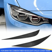 Mavlaro 3K Echtcarbon Scheinwerferblenden 3M für BMW M3 F80 M4 F82/F83 & 4er F32-F36