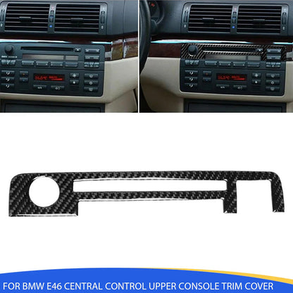 Mavlaro Echtcarbon obere Mittelkonsole-Blende für BMW 3er E46 1998-2006