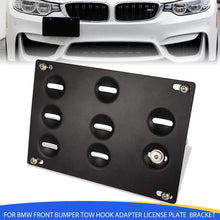 Mavlaro Abschlepphaken-Kennzeichenhalter vorne für BMW E39/E46/E90/F30/F10/G30 X3/X5
