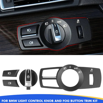 Mavlaro Lichtschalter Panel Ersatz 4-teilig für BMW F10 F12 F01 F25 F26