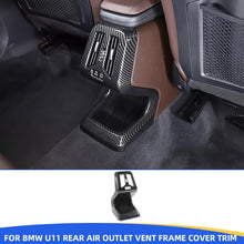 Mavlaro Fond-Luftauslass Anti-Kick Cover Carbon-Optik 3M für BMW X1 U11 2023-2024