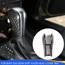 Mavlaro Echtcarbon Schaltknauf-Abdeckung für BMW E39/E60/E90/X3 E83/X5 E53 1996-2010