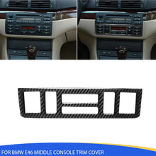 Mavlaro Echtcarbon Mittelkonsole-Blende Mitte für BMW 3er E46 1998-2006