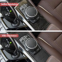 Mavlaro Echtcarbon iDrive Controller-Blende für BMW 5er G30 Linkslenker