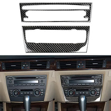 Mavlaro Echtcarbon CD- und Klimabedienteil-Blende Style C für BMW E90/E92/E93