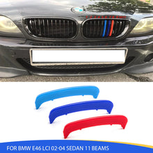 Mavlaro M-Farben Nieren-Zierstreifen für BMW 3er E46 2000-2006 10/11 Streben
