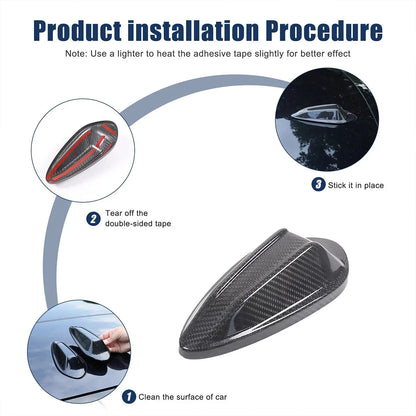 Mavlaro Echtcarbon Shark-Fin Antennenabdeckung für BMW 3er G20/G21 2023-2024