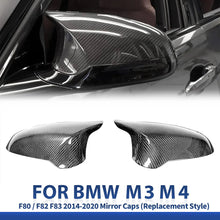 Mavlaro Echtcarbon Spiegelkappen Ersatz für BMW M3 F80 & M4 F82/F83 2014-2020