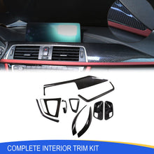 Mavlaro Echtcarbon Innenraum-Komplettset 10-teilig für BMW 3er/4er F30/F31/F34/F32/F36 2013-2019