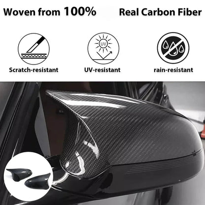 Mavlaro Echtcarbon Spiegelkappen-Overlays für BMW M3 F80 & M4 F82/F83 2015-2020