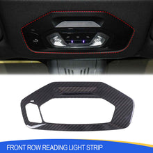 Mavlaro Real Carbon Fiber Front Reading Light Lamp Trim Cover for BMW 8 Series G14 2019-2022 Interior Upgrade
