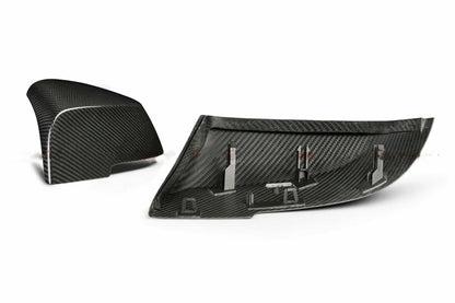 Mavlaro Dry-Carbon Spiegelkappen Ersatz für BMW F20/F21/F22/F87/F30/F32/F33/F36 2012-2018