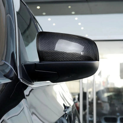 Mavlaro Echtcarbon Spiegelkappen-Overlays für BMW X5 E70 & X6 E71 2007-2013