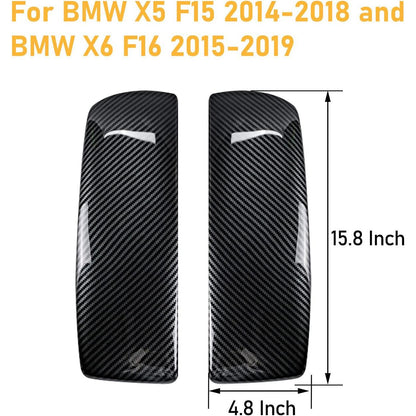 Mavlaro Mittelarmlehnen-Abdeckungen in Carbon-Optik für BMW X5 F15 / X6 F16