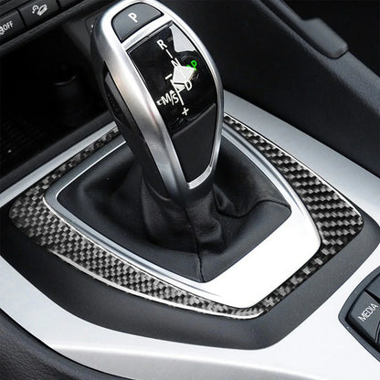 Mavlaro Echtcarbon Schaltkulisse Mittelkonsole Blenden für BMW X1 E84 2013-2015