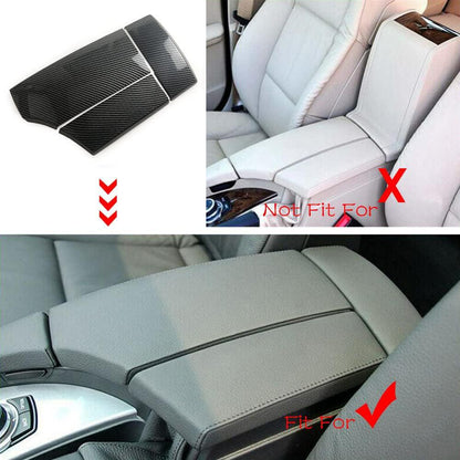 Mavlaro Carbon-Optik Mittelarmlehnen-Abdeckung für BMW 5er E60/E61