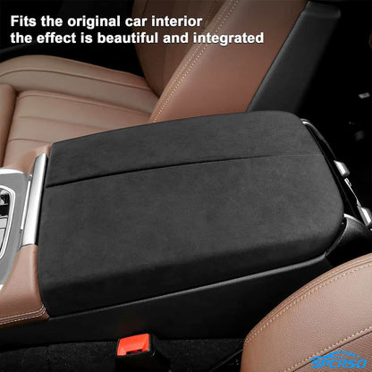 Mavlaro Alcantara-Optik Mittelarmlehnen-Abdeckung für BMW X5 G05/X6 G06/X7 G07 2019-2022