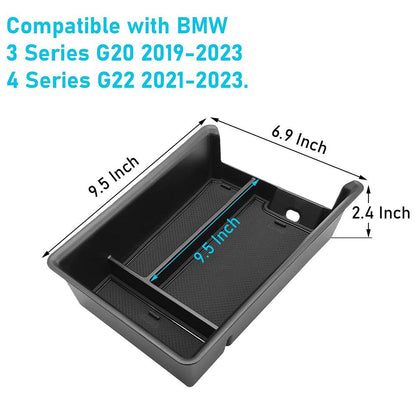 Mavlaro Mittelkonsole Organizer für BMW 3er G20/G21 2019-2024 & 4er G22/G23/i4 G26 2021-2024