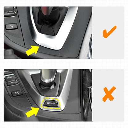 Mavlaro Schaltkulissen-Panelblende in Carbon-Optik für BMW F30/F31/F34 & F32/F33/F36