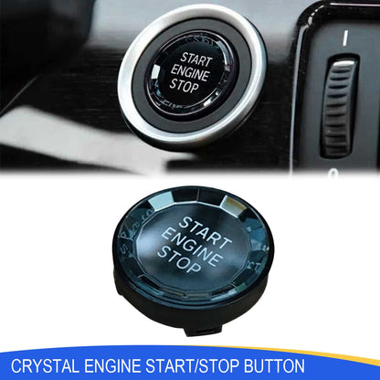 Mavlaro Kristall Start-Stop-Knopf Ersatz 23 mm für BMW E90/E91/E92/E93/E60/E70/E71