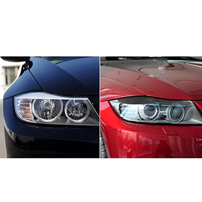 Mavlaro Scheinwerferblenden aus Echtcarbon für BMW 3er E90 Pre-LCI