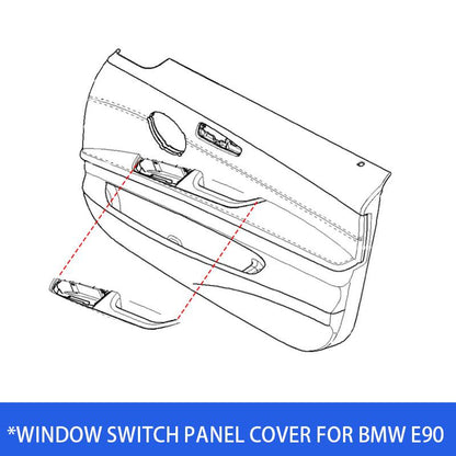 Mavlaro Fahrertür-Set Fensterheberblende & Innentürgriff-Ersatzteil für BMW E90/E91 2005-2013