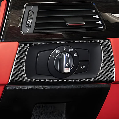 Mavlaro Lichtschalterblende aus Echtcarbon für BMW E92 M3